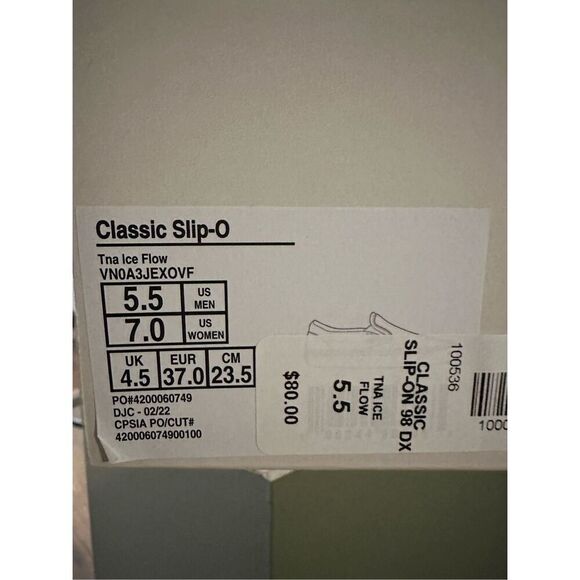 NIB Vans x TNA Aritzia Classic Slip-On 98 Dx - Picture 10 of 10